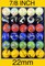 22mm (7/8") Large 30 DELUXE w/Drawstring Storage Bag Replacement Marbles Aggravation Wahoo Dirty Marbles Chinese Checker Board game GLASS